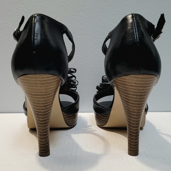 Madden Girl Duram Open Toe T-Strap Stiletto - Size 10 - Picture 2 of 7